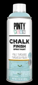 PINTY PLUS CHALK - Kriedová farba v spreji 400 ml CK796 - tyrkys svetlý