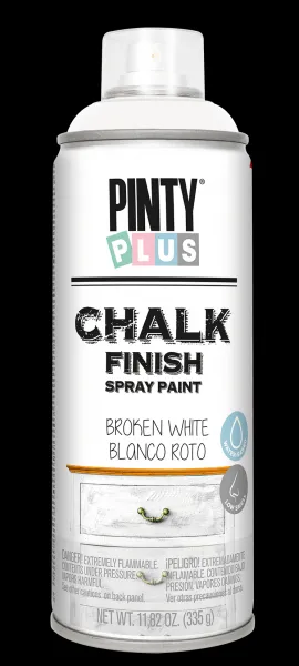 PINTY PLUS CHALK - Kriedová farba v spreji CK788 - biela 0,4 L