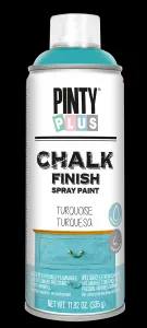 PINTY PLUS CHALK - Kriedová farba v spreji 400 ml CK797 - tyrkys