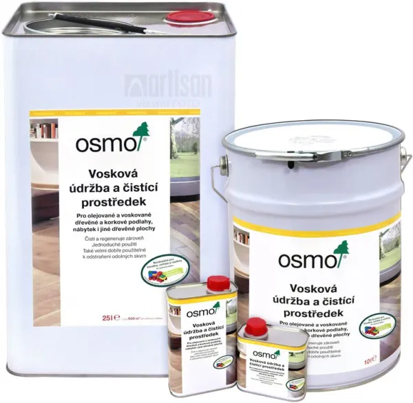 OSMO Vosková údržba a čistiaci prostriedok na podlahy 0.5 l Bezfarebný 3029