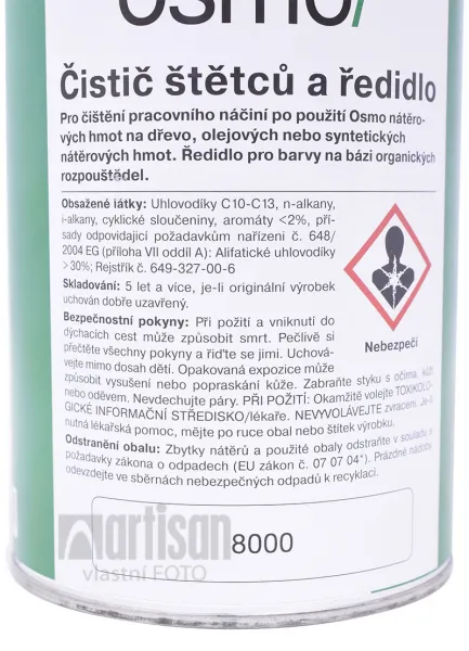OSMO Čistič štetcov 1 l 8000