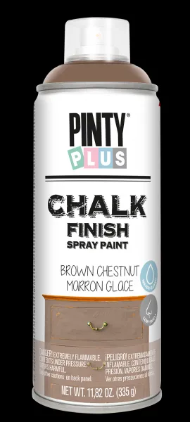 PINTY PLUS CHALK - Kriedová farba v spreji 400 ml CK790 - čokoláda
