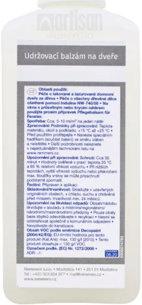 REMMERS PFLEGE-SET - Ošetrovacia sada na okná a dvere set na dvere