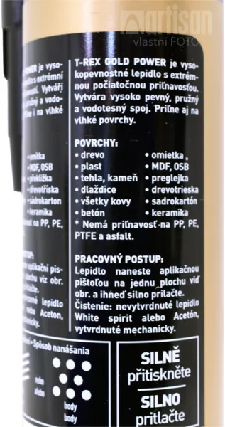 SOUDAL T-REX GOLD POWER - lepidlo 290ml
