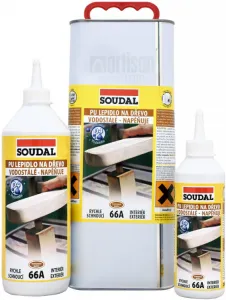 SOUDAL PU lepidlo na drevo 66A 250 g