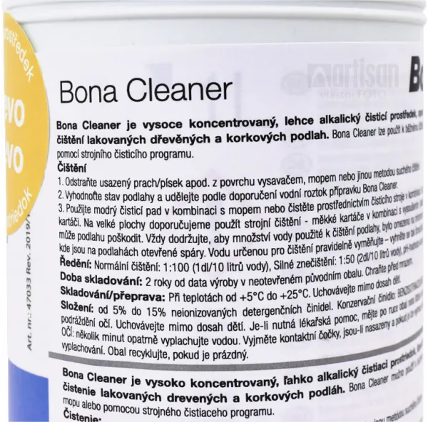 BONA Cleaner - čistiaci prostriedok na dennú údržbu podláh 1 l