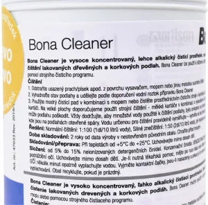 BONA Cleaner - čistiaci prostriedok na dennú údržbu podláh 1 l