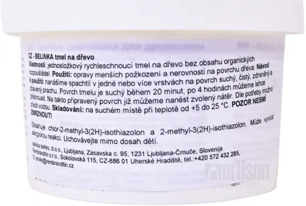 BELINKA Tmel na drevo 350 g Biely