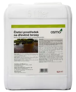 OSMO Čistič drevených terás - koncentrát 8025 bezfarebný 5 l
