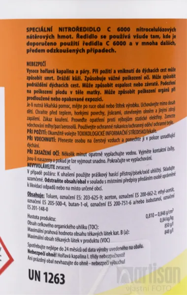 Severochema Špeciálne nitroriedidlo C 6000, 700 ml