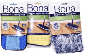 BONA Dusting pad - modro-biela utierka z mikrovlákna na pohltenie prachu