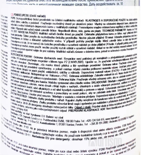 Pensselipesu Cleaning -  ekologický čistič náradia 1 l