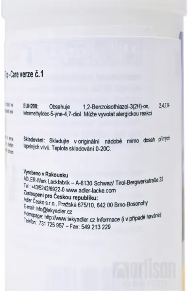 Adler Top Care - ošetrovací prostriedok na okná a dvere 250 ml