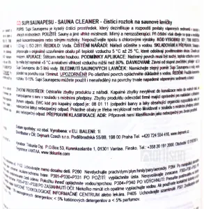 Supi Saunapesu Cleaner - čistiaci prostriedok do sáun 1 l bezfarebný