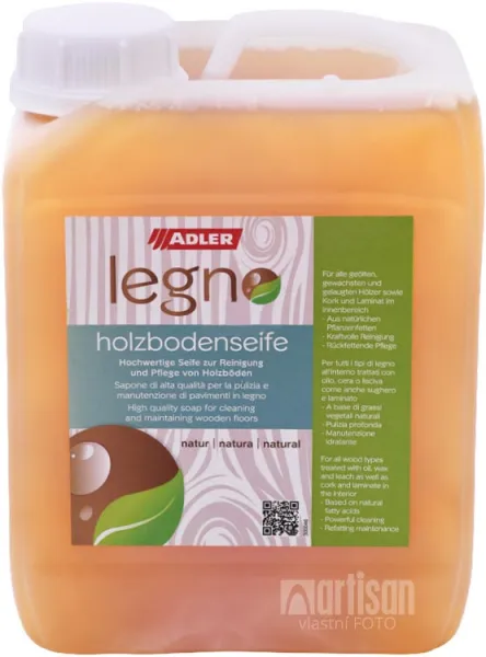 ADLER Legno Holzbodenseife - údržbové mydlo 2.5 l
