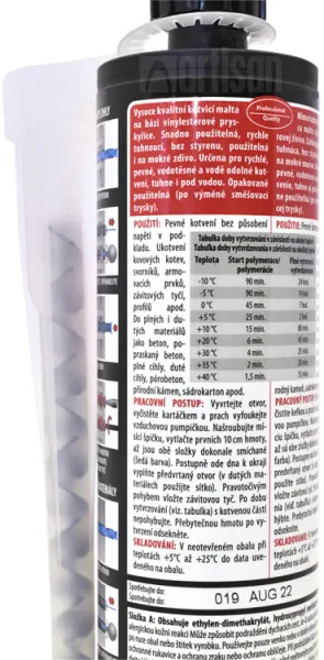 SOUDAL SOUDAFIX VE-SF - chemická kotva 280 ml