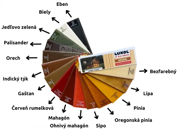 LUXOL Vzorkovník Originál - vejár