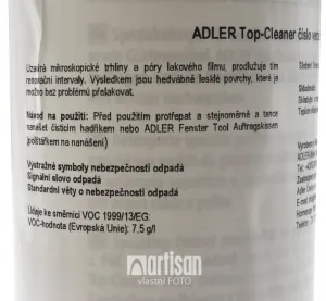 ADLER Top-Cleaner - údržbový čistič na okná 250 ml 51696