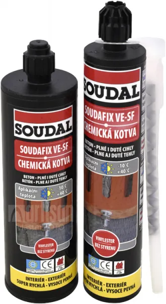 SOUDAL SOUDAFIX VE-SF - chemická kotva 280 ml