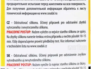 SOUDAL Odstraňovač silikónu 100 ml