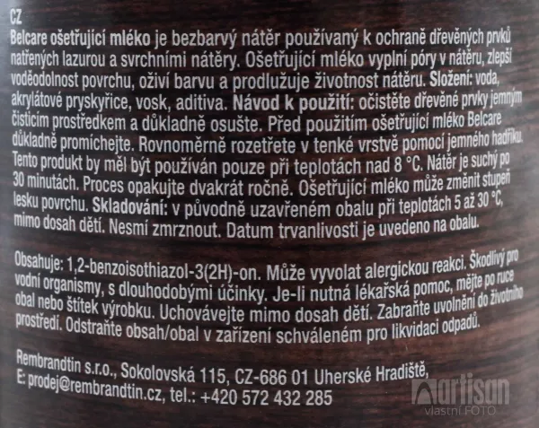 BELINKA BELCARE MILK - Náter pre ošetrenie drevených spojov 0,75 L