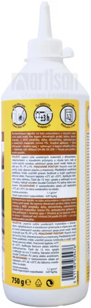 SOUDAL PU lepidlo na drevo 66A 750 g