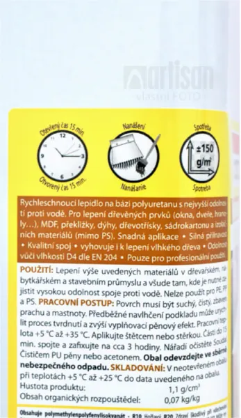 SOUDAL PU lepidlo na drevo 66A 5 kg