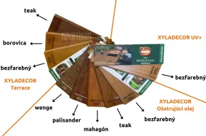 XYLADECOR Vzorkovník Terrace, UV+ - vejár