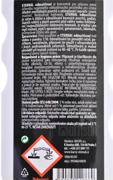 AUSTIS ETERNAL - Odmasťovač 5 kg