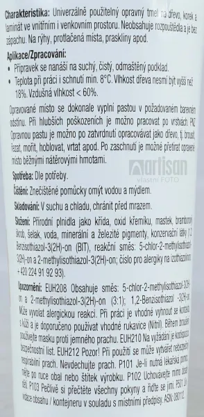 PNZ Reparačná pasta na drevo a korok 150 ml Buk