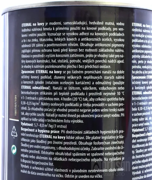 AUSTIS ETERNAL - Farba na vrchné a základné nátery kovov 423 - višňová 0,7 kg