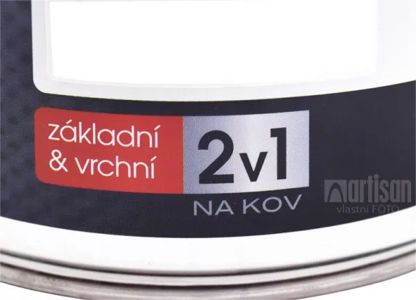 Primalex 2v1 - základná a vrchná farba v jednom 2,5 l modrá