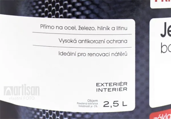 Primalex 2v1 - základná a vrchná farba v jednom 2,5 l modrá