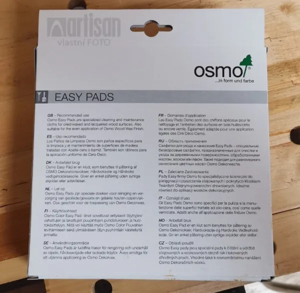 OSMO Easy pady - Špeciálne handričky na údržbu drevených povrchov 325x340 mm (balenie 10 ks)