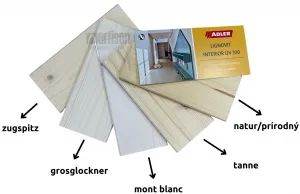 ADLER Vzorkovník Lignovit Interior UV 100 - vejár