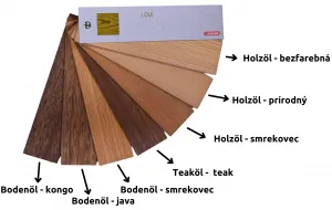 ADLER Vzorkovník Pullex Öle - vejár