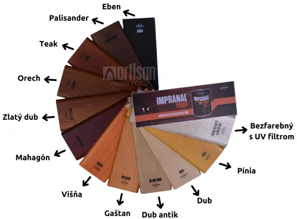 IMPRANAL Vzorkovník Profi - vejár