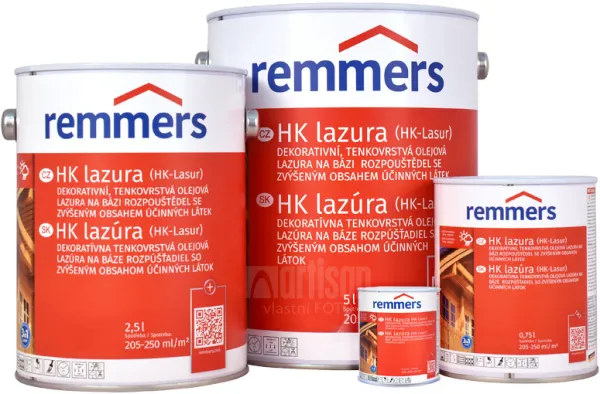 REMMERS Vzorkovník HK Lazúra, UV+ Lazúra - vejár