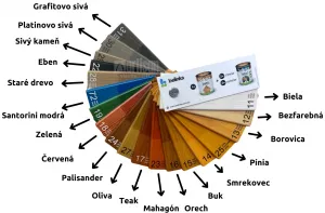 BELINKA Vzorkovník Lasur - vejár