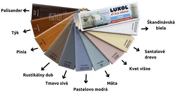 LUXOL Vzorkovník Dekor - vejár