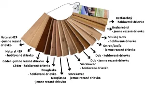 OSMO Vzorkovník UV Olej Extra - vejár