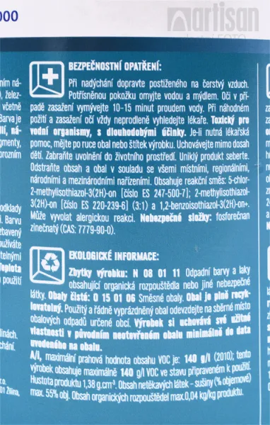 Farba Balakryl KOV 2V1 0840 č.hnedý 2,5kg