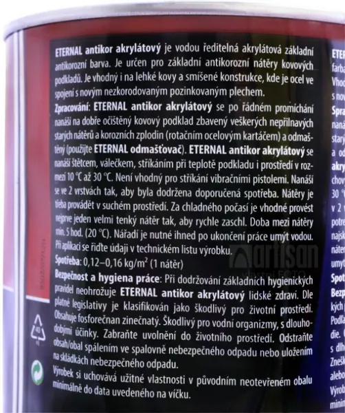 AUSTIS ETERNAL ANTIKOR - Akrylátová antikorózna farba 02 - šedá 5 kg