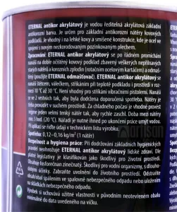 AUSTIS ETERNAL ANTIKOR - Akrylátová antikorózna farba 02 - šedá 5 kg