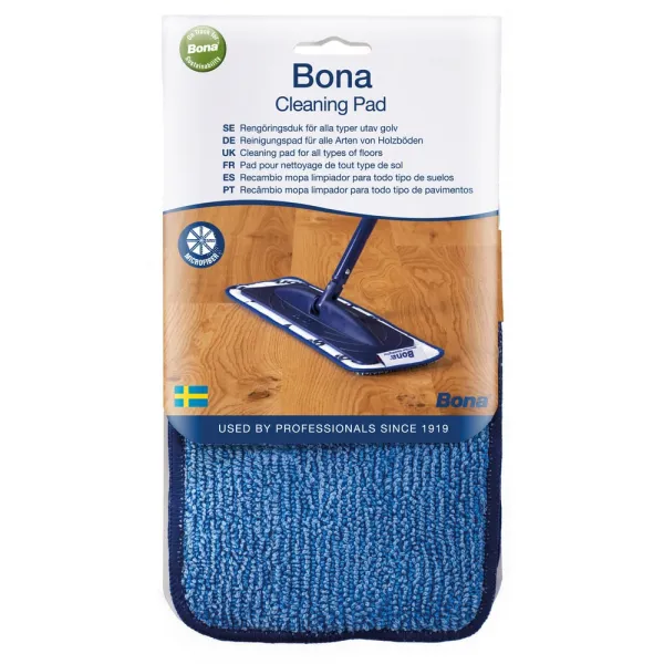 BONA Cleaning pad - modrá utierka z mikrovlákna k aplikácii čističa