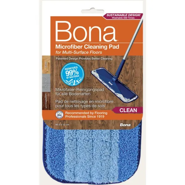 BONA Cleaning pad - modrá utierka z mikrovlákna k aplikácii čističa