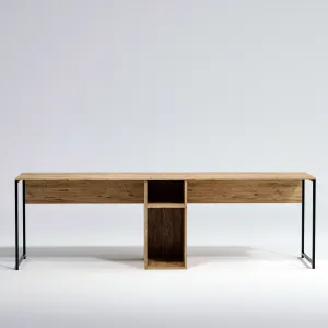 Pracovný stôl, 240 x 74 x 60 cm, dub
