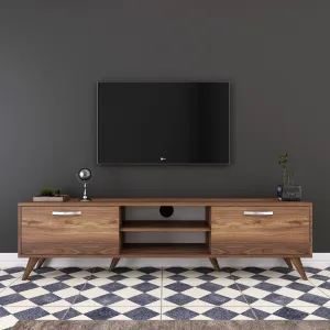Televízna komoda, 180 x 48,6 x 35 cm, farba orech