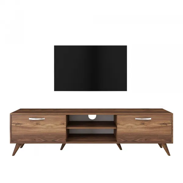 Televízna komoda, 180 x 48,6 x 35 cm, farba orech