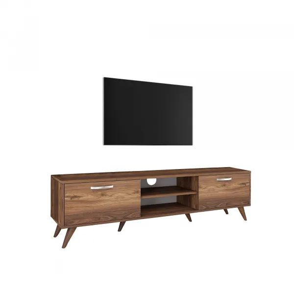 Televízna komoda, 180 x 48,6 x 35 cm, farba orech